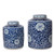 Large Dynasty Tea Jar Twisted Lotus - Small