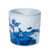 Blue And White Mountaintop Temple Orchid Pot
