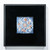 Handpainted Antique Reproduction Porcelain Tile Flowers Blossoms - Acrylic Shadow Box /S01