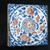 Handpainted Antique Reproduction Porcelain Tile Flowers Blossoms - Acrylic Shadow Box /S01