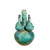 Speckled Green Five Globe Vase