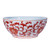 Orange Twist Flower Vine Bowl