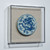 Handpainted Blue & White Porcelain Coaster Dragon - Acrylic Shadow Box /S59