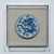 Handpainted Blue & White Porcelain Coaster Dragon - Acrylic Shadow Box /S59