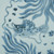 Hand Painted Blue & White Porcelain Tile Puffer Fish - Framed /12F01