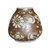 Barclay Butera Couture Brown & White.. Porcelain Mandarin Pot Sea Flower Motif