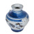 Blue Striped Lotus Lion Handle Jar - M