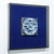 Handpainted Antique Reproduction Porcelain Tile Blue & White Lucky Fish - Acrylic Shadow Box /S04