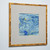 Handmade Porcelain Tile Reaction Glaze Mistic Ocean - Framed /12F03