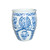 Blue & White Chinoiserie Foral Design .. Porcelain Planter Large