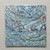 Handmade Porcelain Tile Reaction Glaze Desert Mirage - Acrylic Shadow Box /8S09