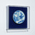 Handpainted Blue & White Porcelain Coaster Enemy At Gate - Acrylic Shadow Box /S56