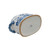 Lillian August Porcelain Footbath Planter Blue & White Flower Birds Motif