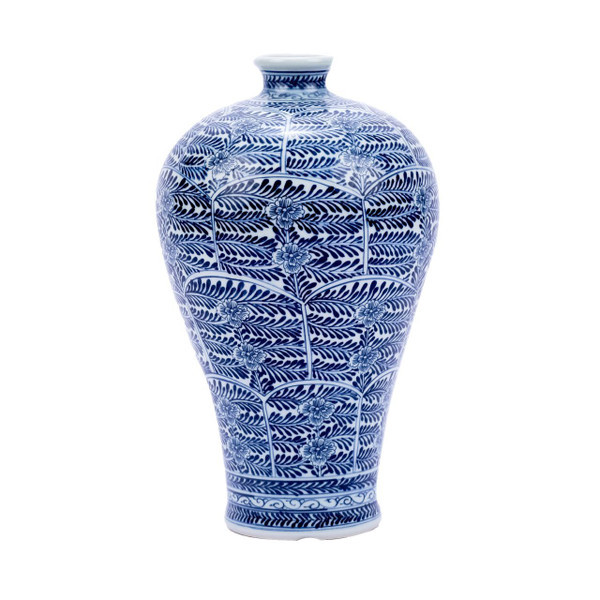 Blue & White Blossom Plum Porcelain Vase