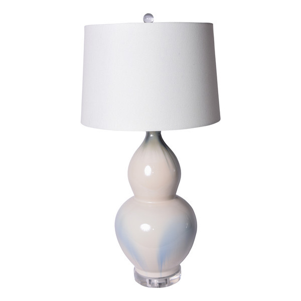 Reaction Glazed Gourd Vase Table Lamp - 2 Sizes
