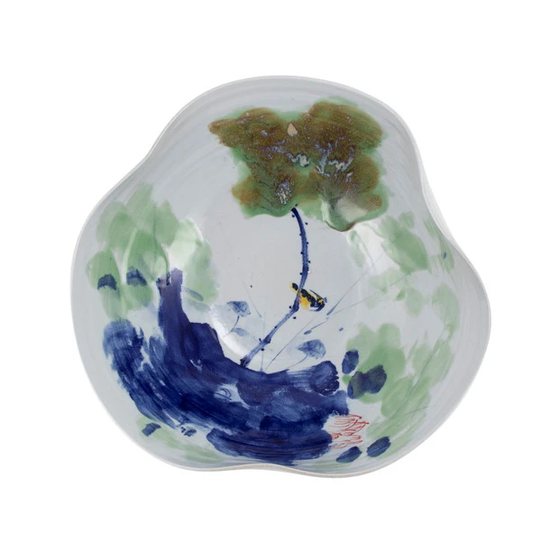 Swirl Bowl Blue Water Village - 2 Sizes