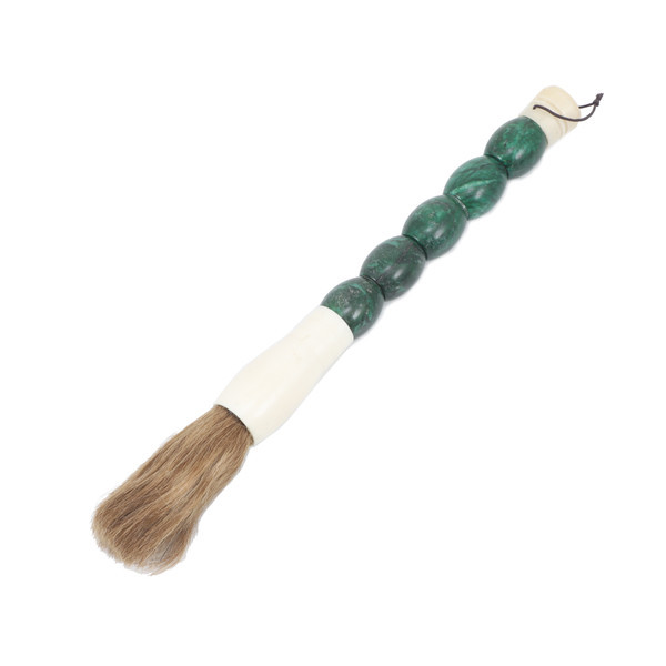 Green Jade Drum Calligraphy Brush