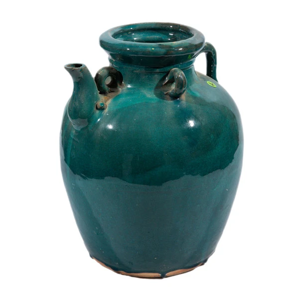 Vintage Green Oil Pot - 2 Sizes
