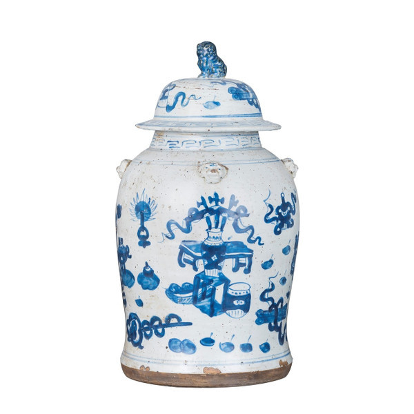 Vintage Temple Jar Symbol Motif - 2 Sizes
