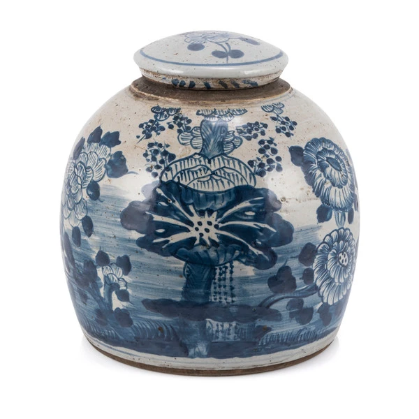 Vintage Ming Jar Four Season Plant  - 2 Sizes