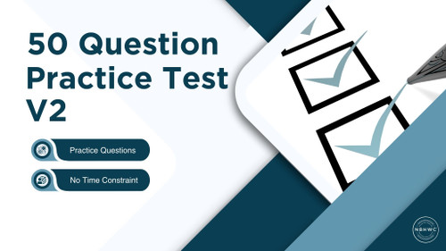 Image of 50 Question Practice Test V2 with benefits