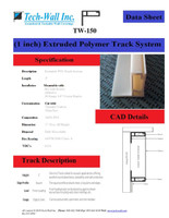 Fabric Mounting Track One Inch profile 
Tech-Wall Fabric Mounting Track is the most versatile and user friendly, DIY, Stretch-fabric wall system in the industry. Providing professional results at a fraction of the cost. Ideal for sound and noise reduction panels in Recording Studios, Vocal Booth And Control Rooms. Our Fabric Mounting Track is also tough enough to stand up to high traffic areas in the office or classroom environment.  The fabric mounting track allows for easy installation while preventing the edges of your acoustical panels from ever being crushed or dented. Typical vinyl or fabric wrapped panels will become damaged and do not allow the fabric to be change