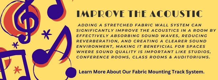 learn more about the tech-wall Stretched fabric wall system,fabric mounting frame for acoustical panels