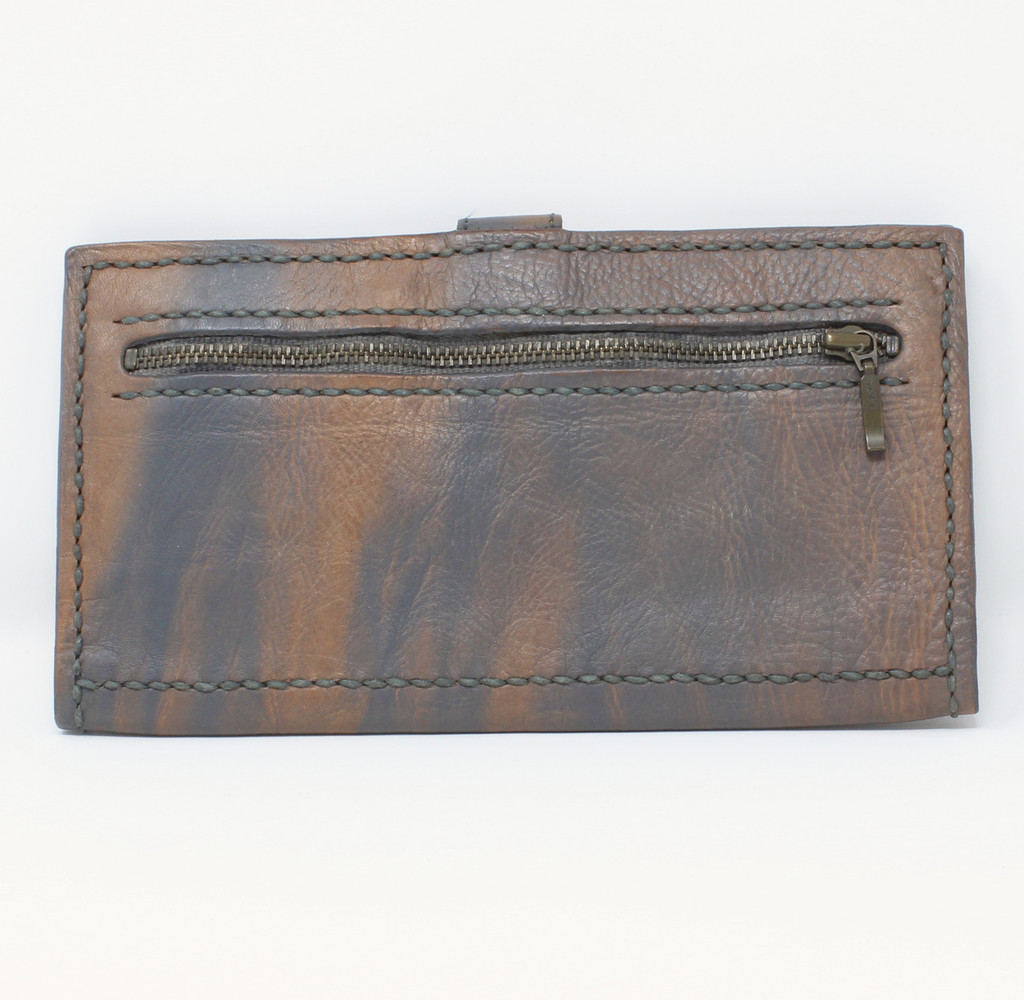 Imperfect - Ombre Leather  Wallet Grey