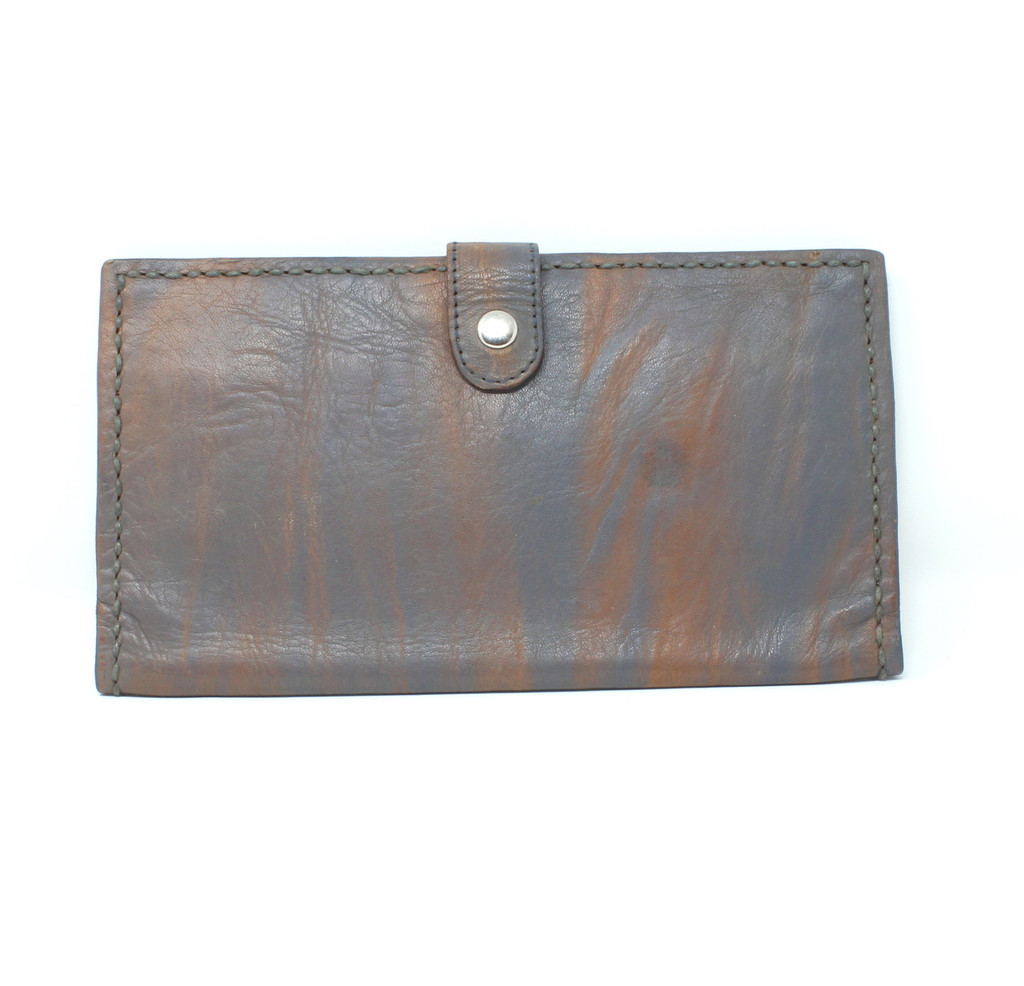 Imperfect - Ombre Leather  Wallet Grey
