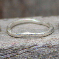 Sterling silver stacking ring