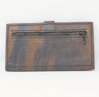 Imperfect - Ombre Leather  Wallet Grey