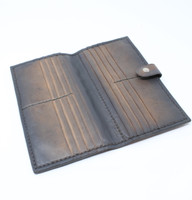 Imperfect - Ombre Leather  Wallet Grey