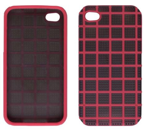 Ventev GridX Case for Apple iPhone 4/4S (Black/Red)