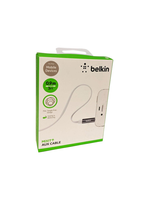 Belkin Mixit 3.5mm Aux Cable 3ft - White