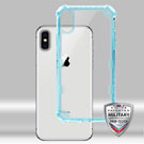 MYBAT Transparent Clear/Transparent Baby Blue FreeStyle Challenger Lite Hybrid Protector Cover