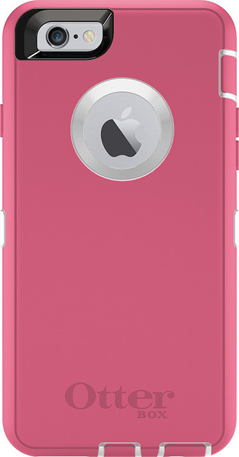 OtterBox Defender Case for Apple iPhone 6 Plus / 6S Plus - Neon Rose (Whisper White/Blaze Pink)