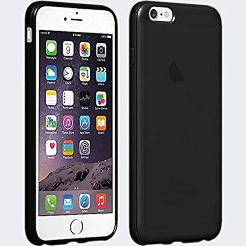 Verizon High Gloss Silicone Case for Apple iPhone 6 Plus / 6S Plus - Black
