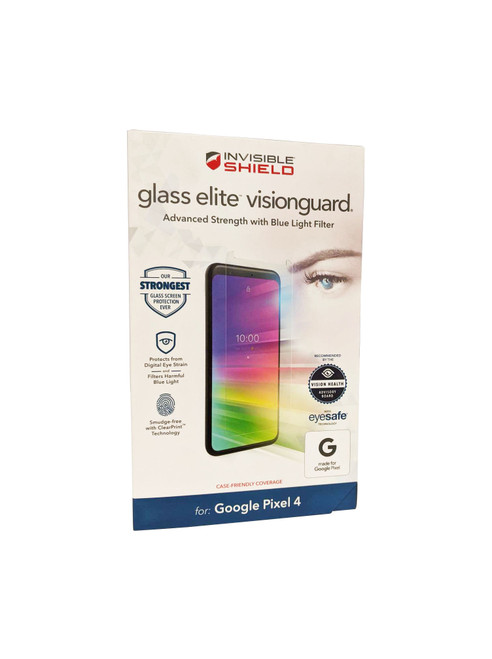 ZAGG InvisibleShield Screen Protector for Pixel 4 Glass Elite VisionGuard - Clear