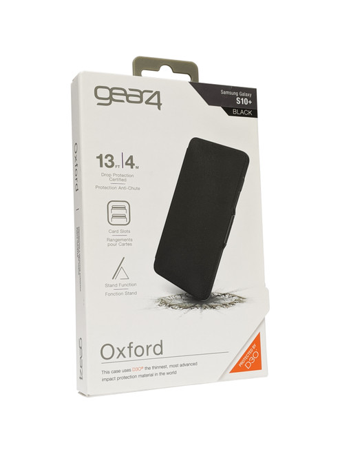 Gear4 D30 Oxford Folio Case Samsung Galaxy S10 Plus - Black