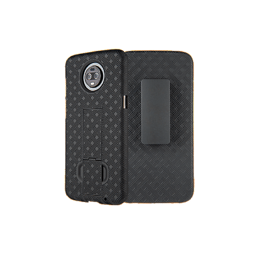 Verizon Shell Holster Combo Case for moto z3 - Black