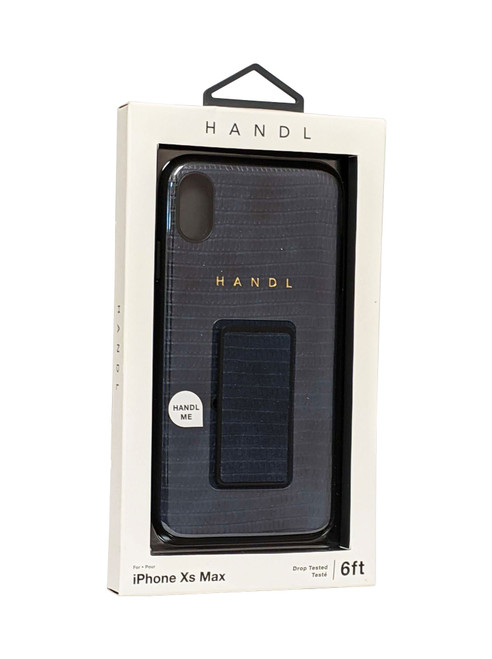 HANDL Inlay Case for iPhone XS Max - Navy Croc