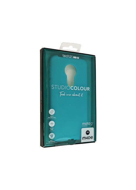 Tech21 Studio Colour Case for moto g7 power - Teal