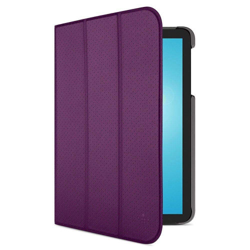 Belkin Slim Form-Fit Tri-Fold Folio Case for Galaxy Tab E 8.0 - Pinot