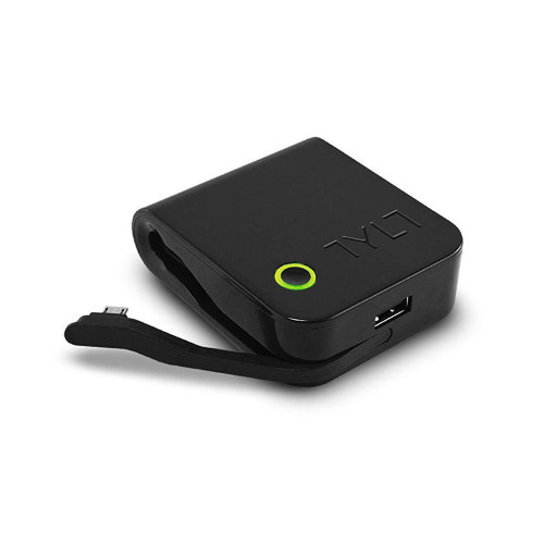 Tylt Energi Rechargeable Travel Charger with Built-in Battery and Dual Micro-USB Port