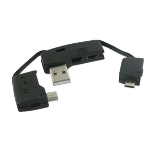 iGo - KeyJuice Charge and Sync with Micro USB / Mini USB Devices (EU) for Smartphone (Black) - PS00291-0002-Z