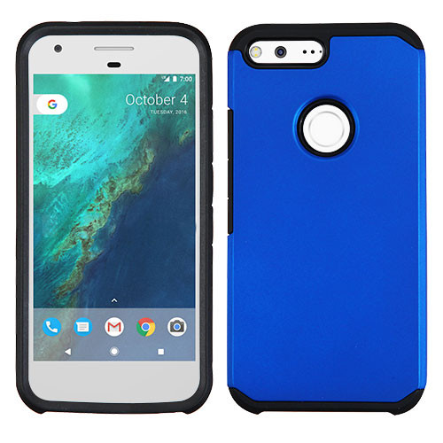 ASMYNA Astronoot Protector Case for Google Pixel 5.5 - Blue/Black