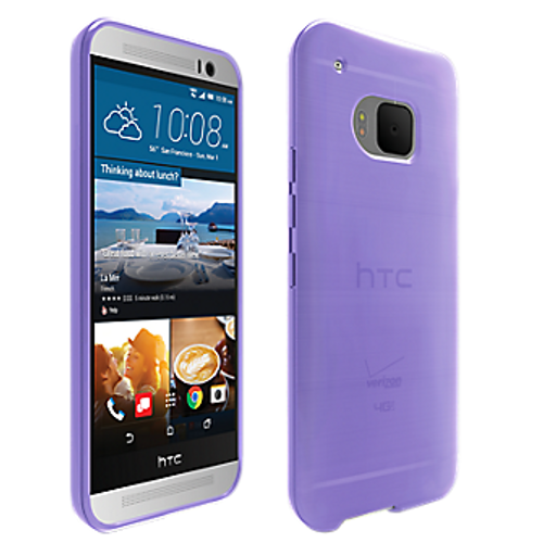 Verizon High Gloss Silicone Case for HTC One M9 - Purple