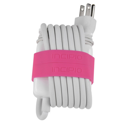Incipio Block Bands for 85W Power Adapter for 15''/17'' MacBook Pro - Neon Pink