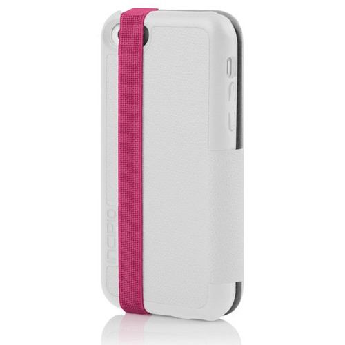 Incipio Watson Folio Wallet Case for iPhone 5C - White/Pink