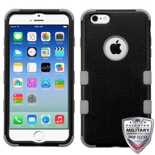 MYBAT Natural Black/Iron Gray TUFF Hybrid Case for iPhone 6s/6